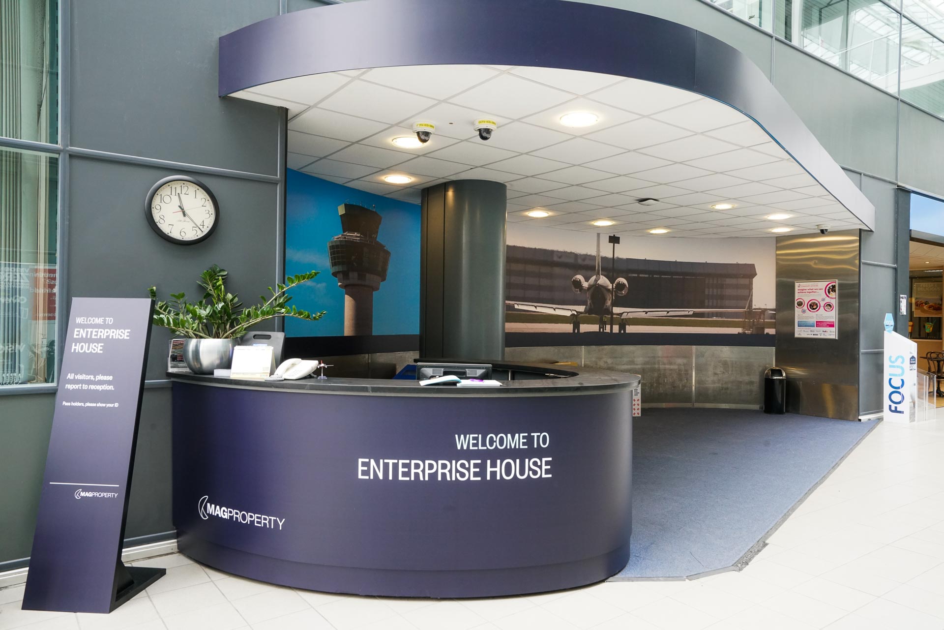 Enterprise House Front Doors & Reception Information MAG Property